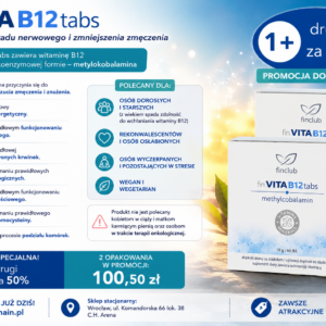 fin VitaB12tabs | Promocja 1+1 za 50%