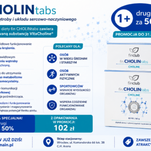 fin Cholintabs | Promocja 1+1 za 50%
